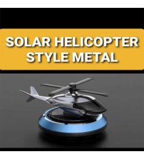 Solar Power Car Dashboard Helicopter Air Freshener Perfume